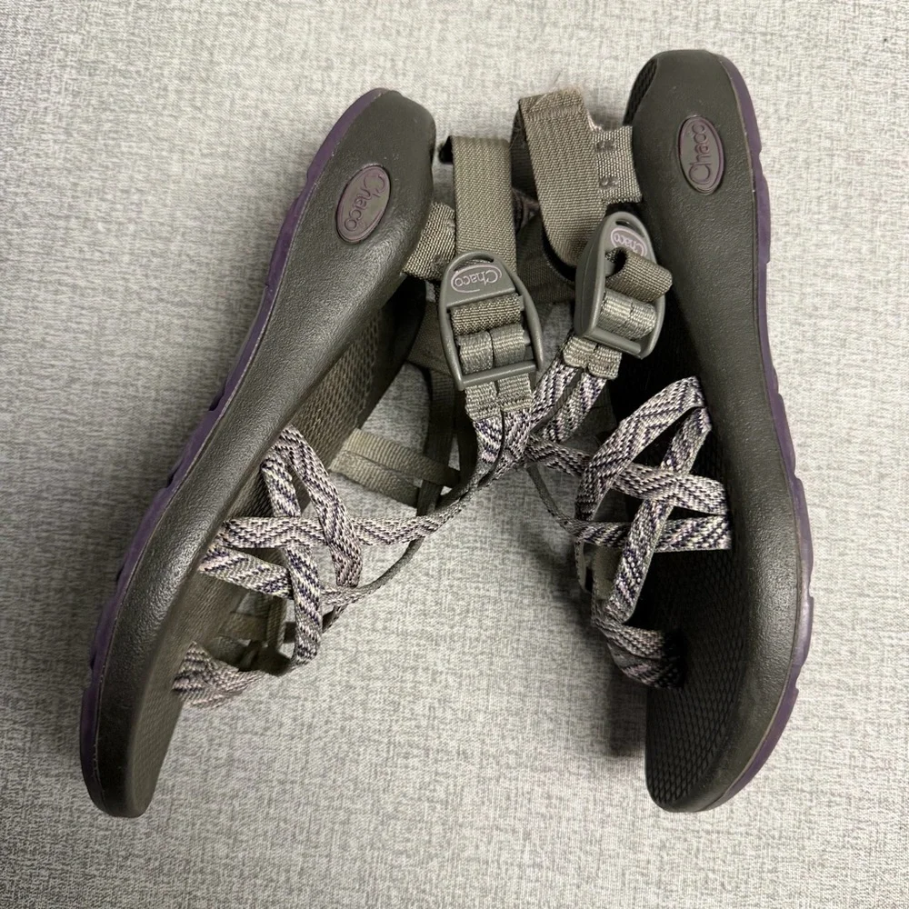 CHACO WOMEN PURPLE GRAY ZX/2 LAVENDER CLASSIC SPORT SANDAL‎